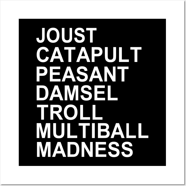 Multiball Madness!! Wall Art by PDTees